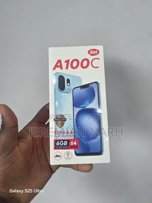 New Itel A100C 64 GB Black