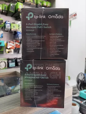 Tp Link Omada 6 Port Gigabit Easy Managed Poe+ Switch (Es206gp)