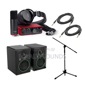 Recording Bundle With Focusrite Solo 4th Gen and Mackie Cr3.5 Monitors