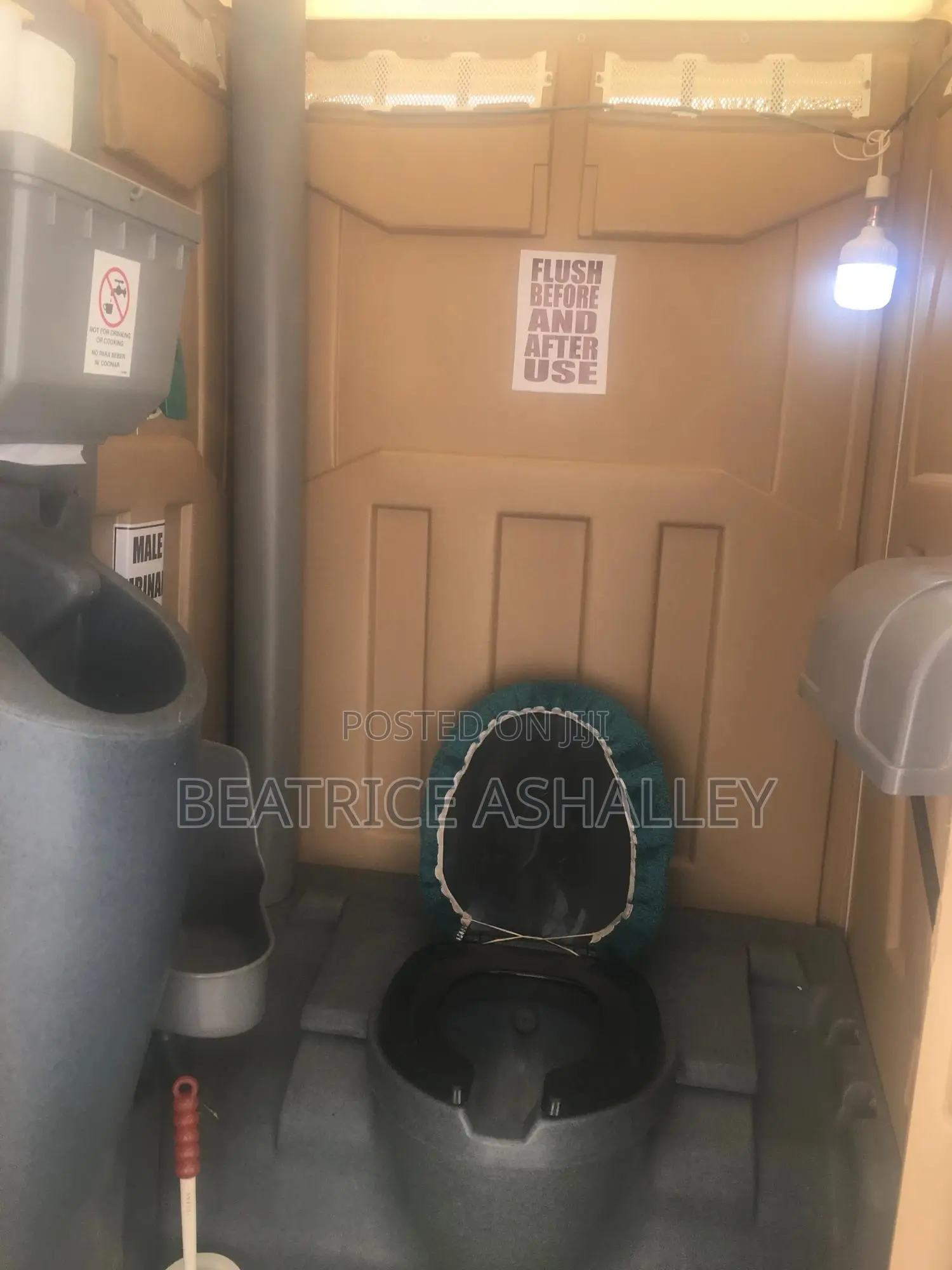Flushable Portable Toilets For Rent