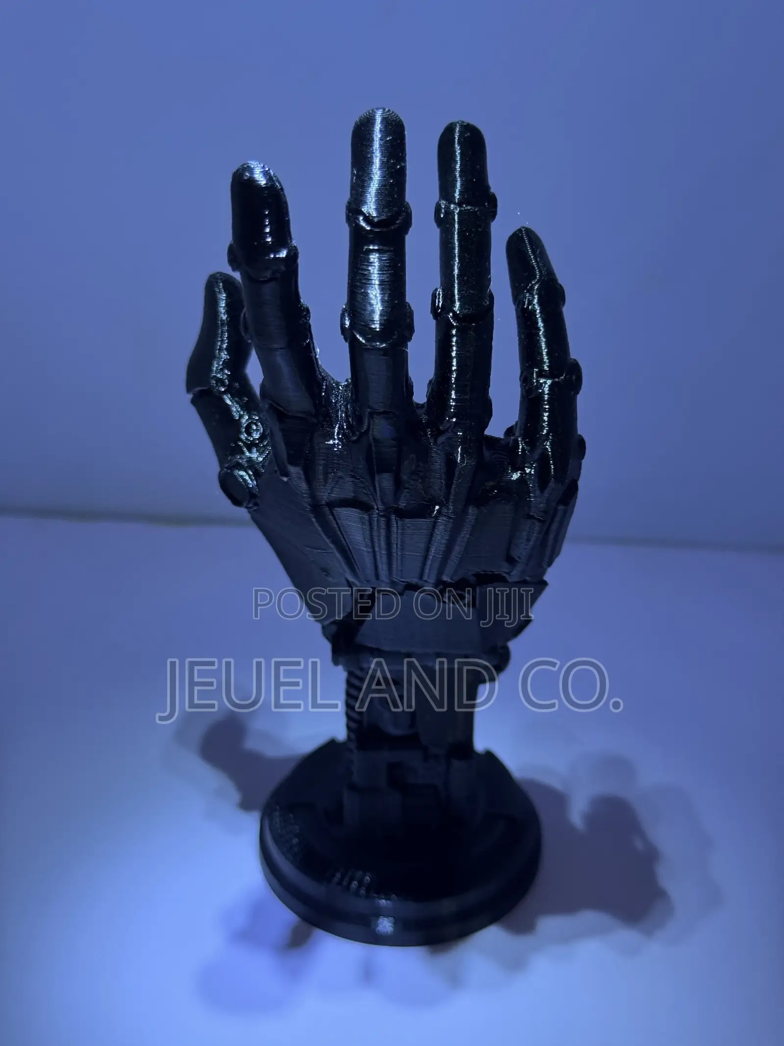 Punk-Style Robotic Arm Display Stand With Abs Storage Rack