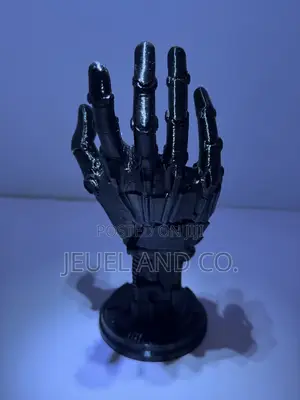 Punk-Style Robotic Arm Display Stand With Abs Storage Rack