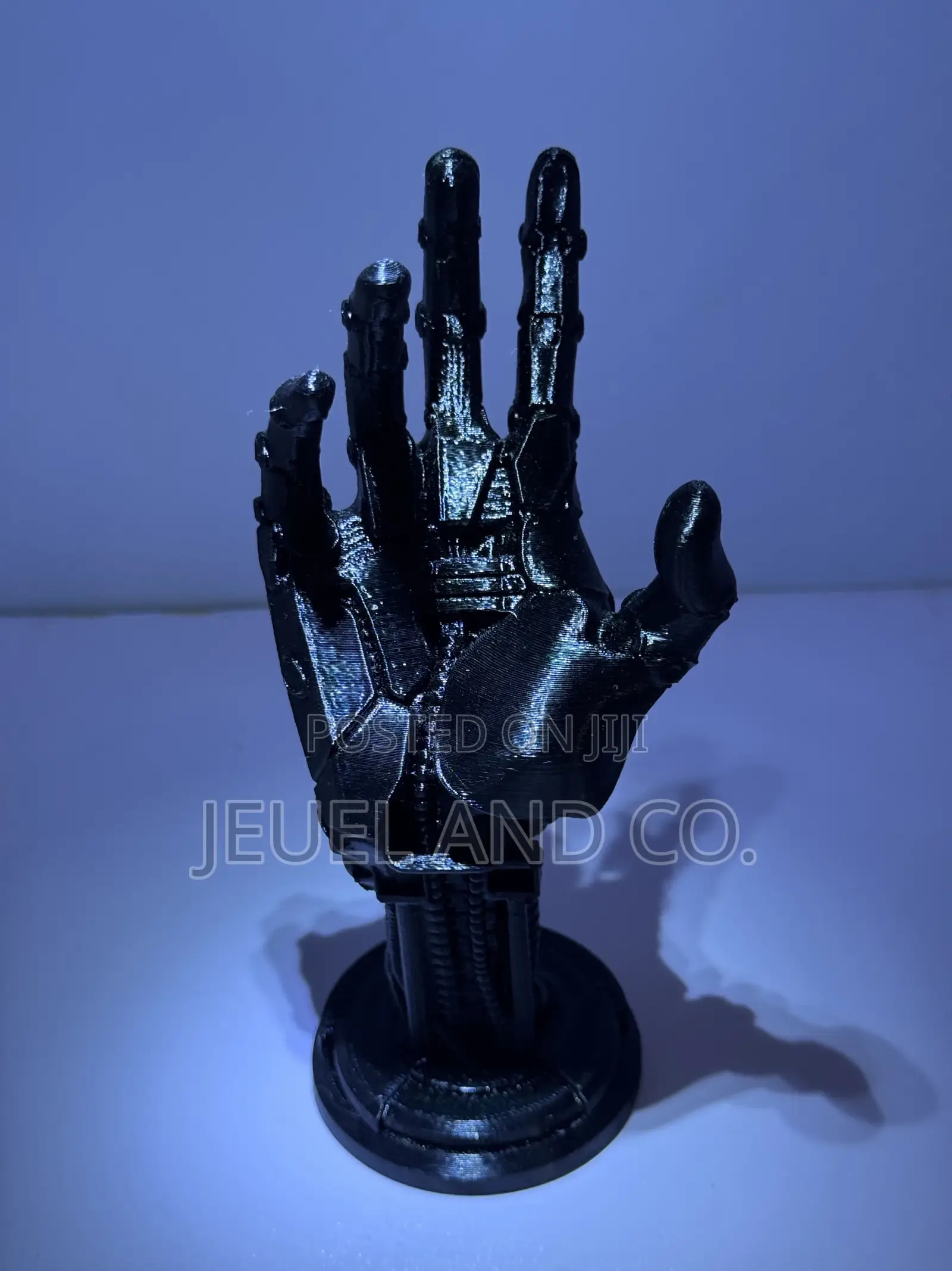 Punk-Style Robotic Arm Display Stand With Abs Storage Rack
