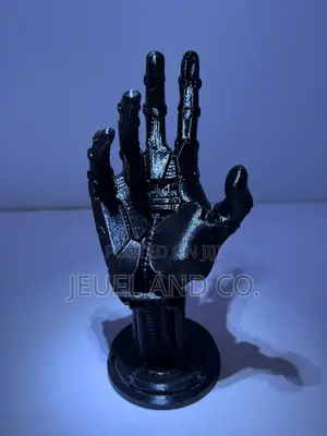 Punk-Style Robotic Arm Display Stand With Abs Storage Rack