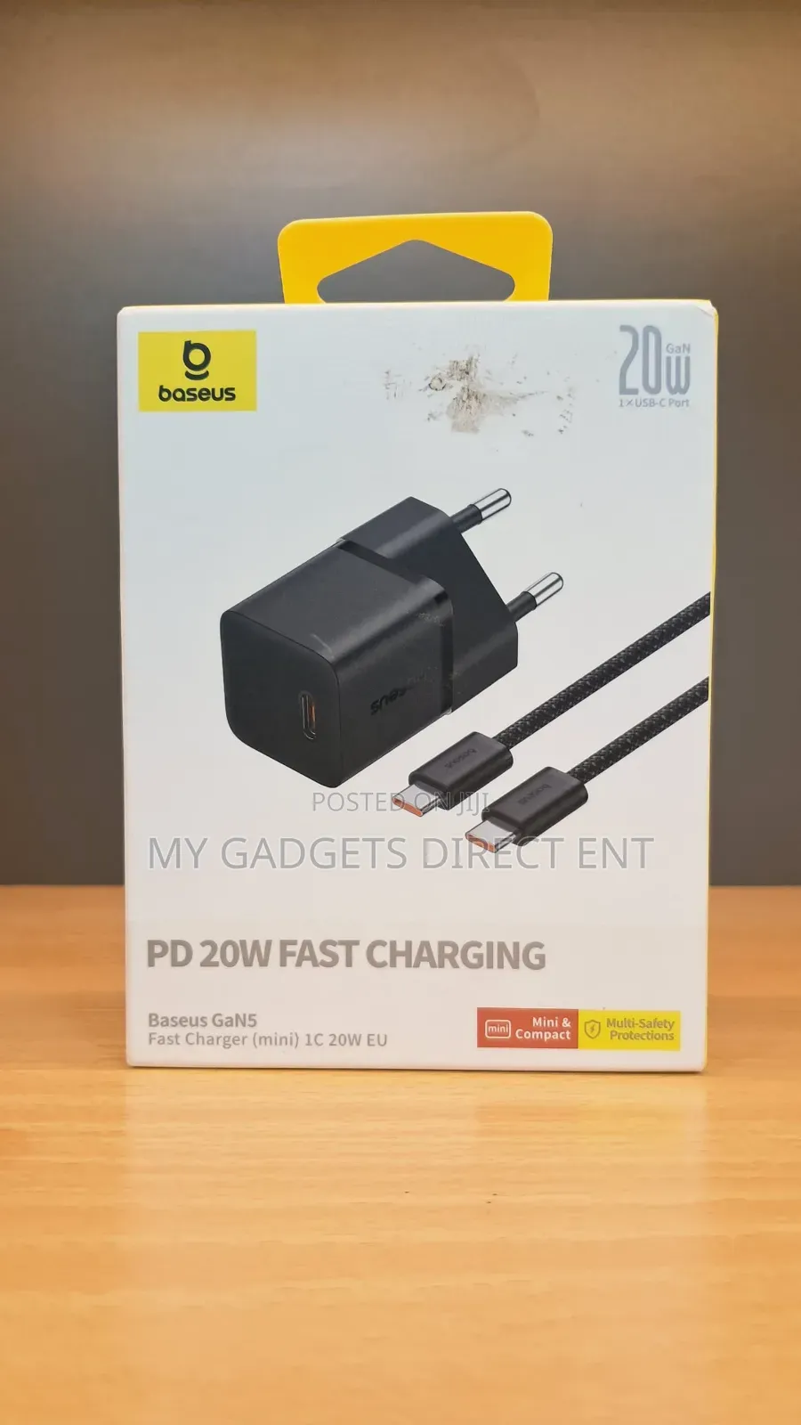 Baseus Gan5 Fast Charger Mini 1c 20w Eu