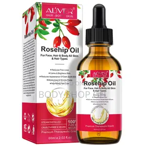Organic Cold-Pressed Rosehip Oil, Anti-Aging Face Oil