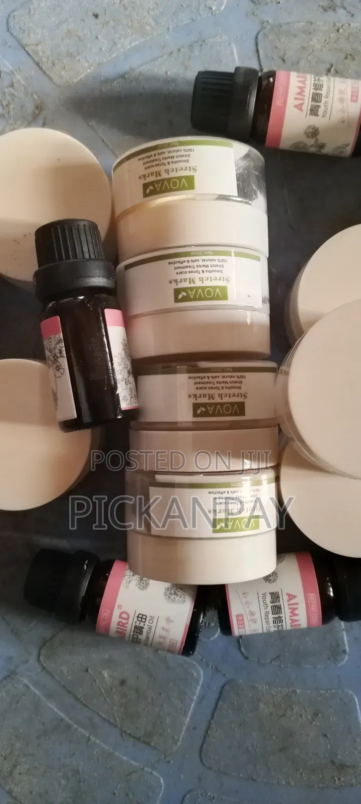 Stretch Mark Cream and Oil