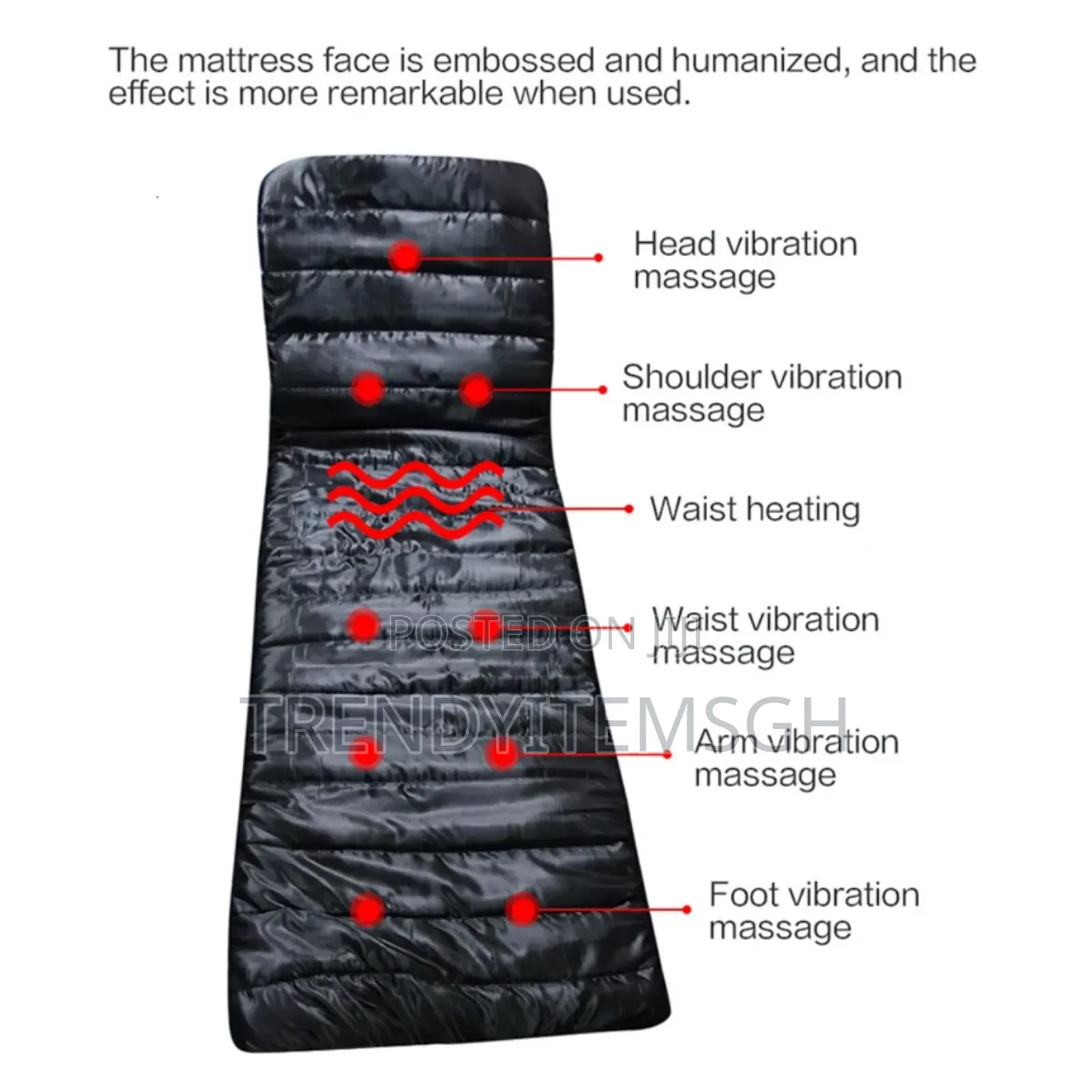 Full Body Massage Mat With Heat and Remote Control