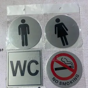 Self Adhesive Steel Door Signs
