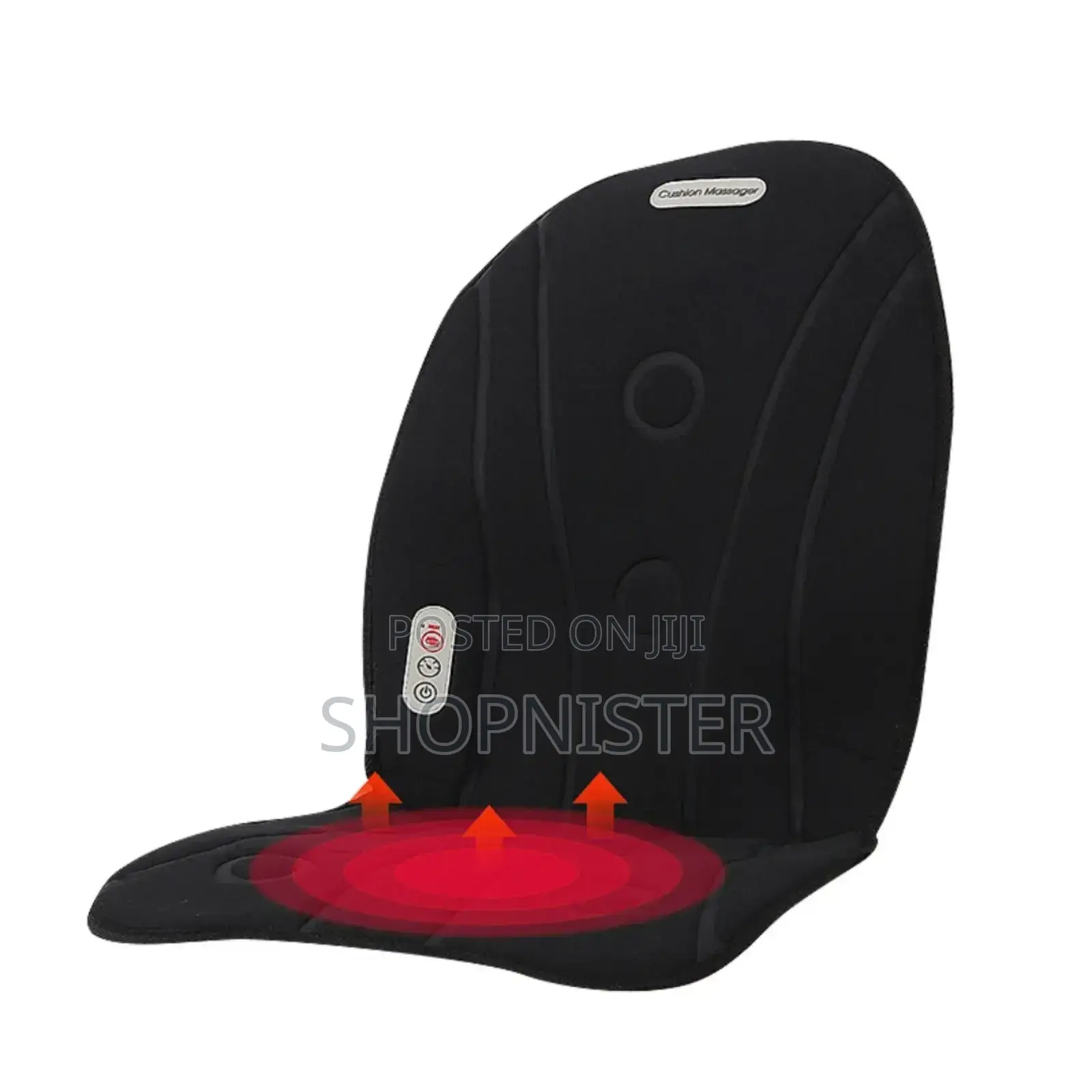 2-in-1 Electronic Heated Vibrating Massage Mat, Home Car Massage