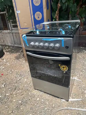 Stainless Steel 4-Burner Standing Gas Cooker