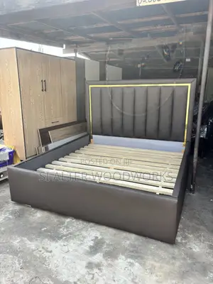 Leather Queensize Bed