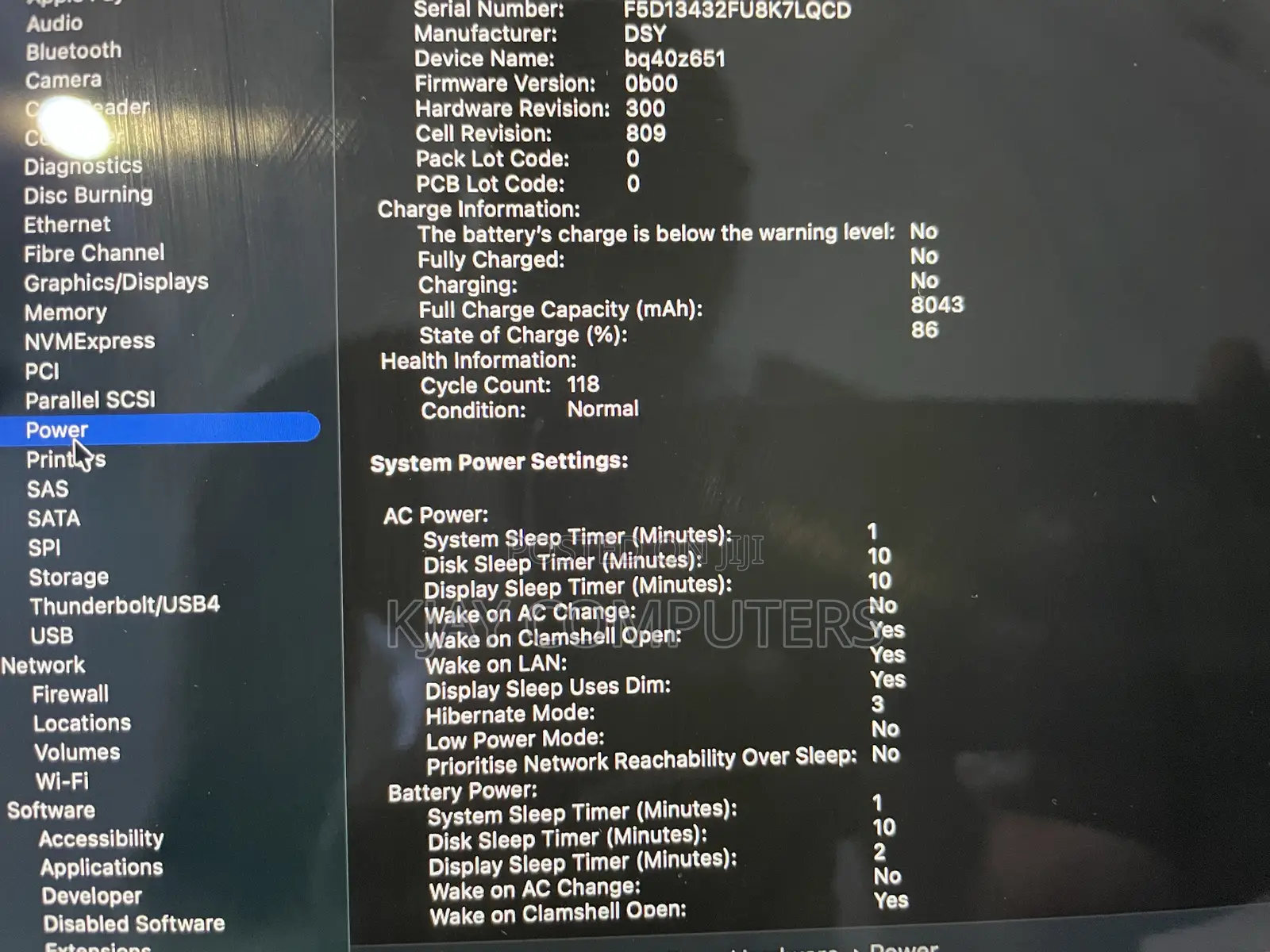 Laptop Apple MacBook Pro 2019 16GB Intel Core i7 SSD 512GB