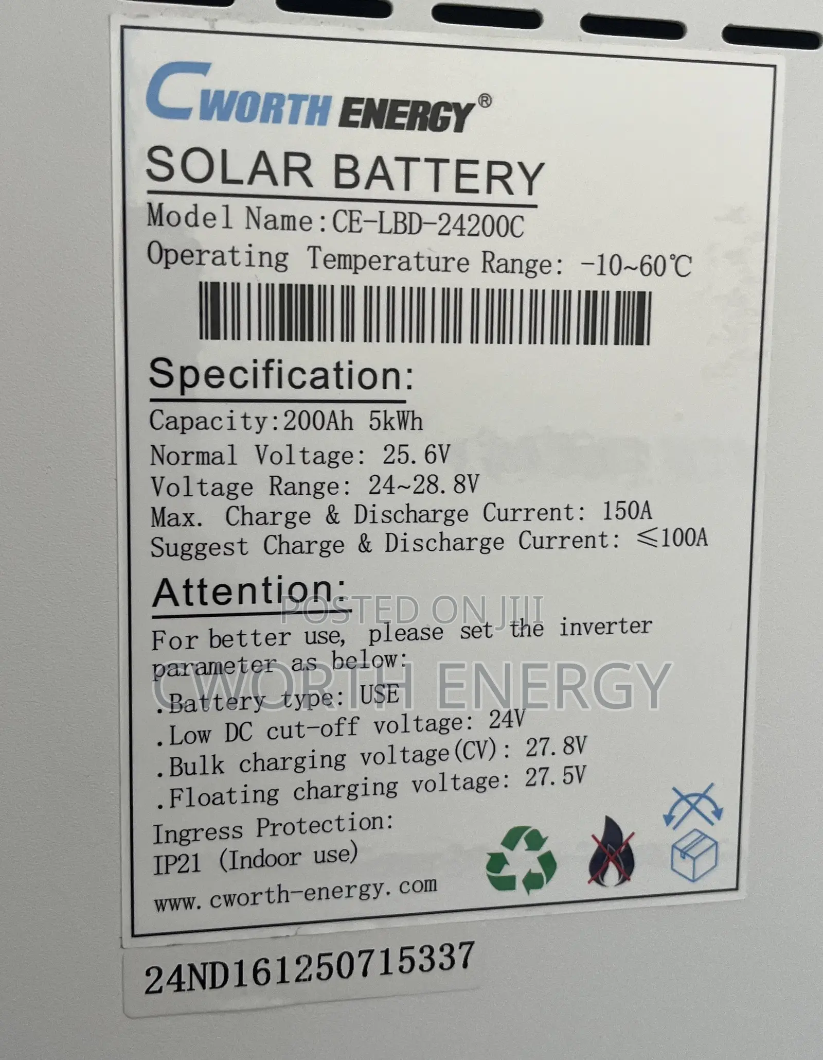 Lithium Ion Battery