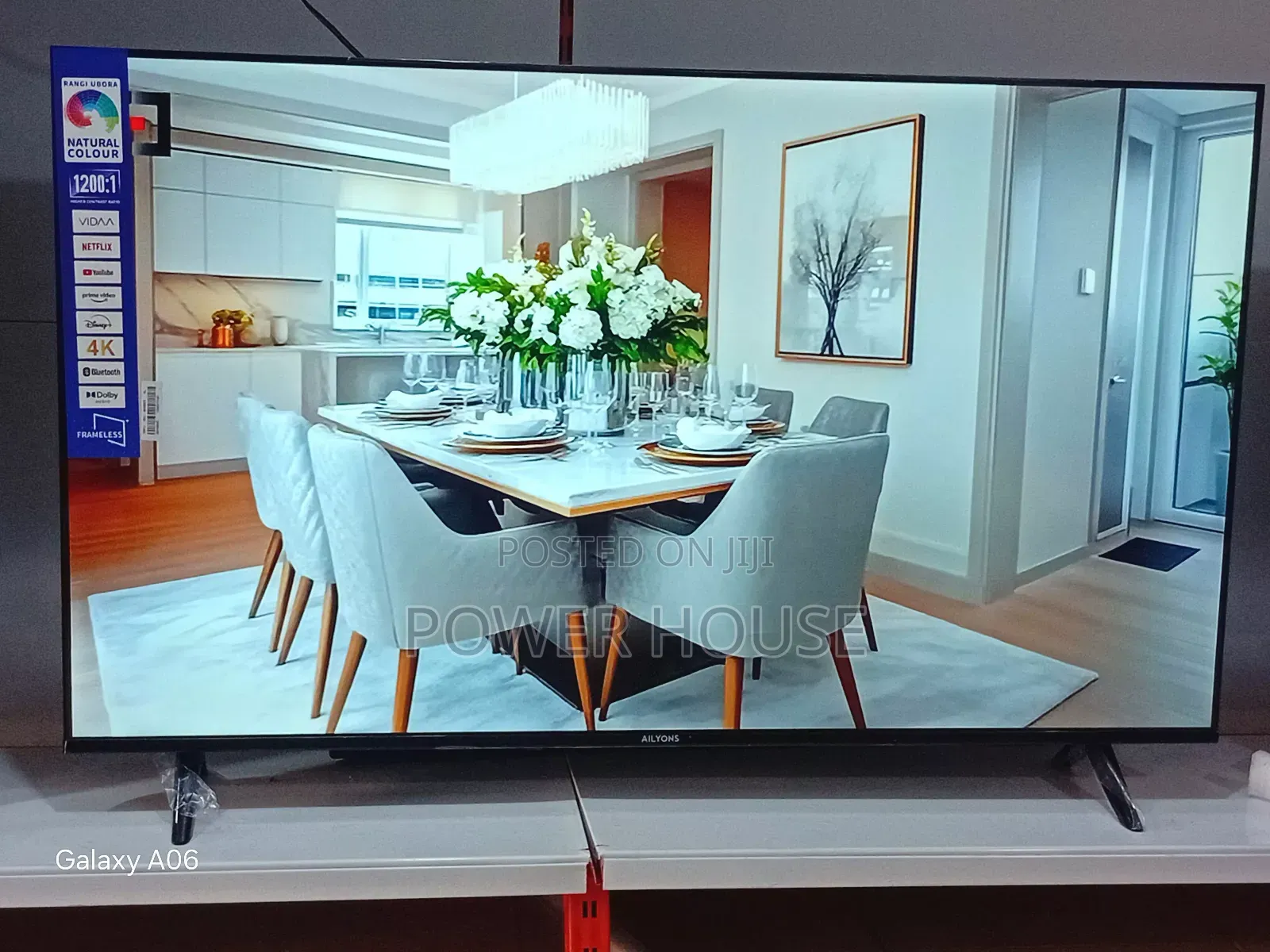 Ailyons 55′′ Smart Tv – Clear Bright Visuals