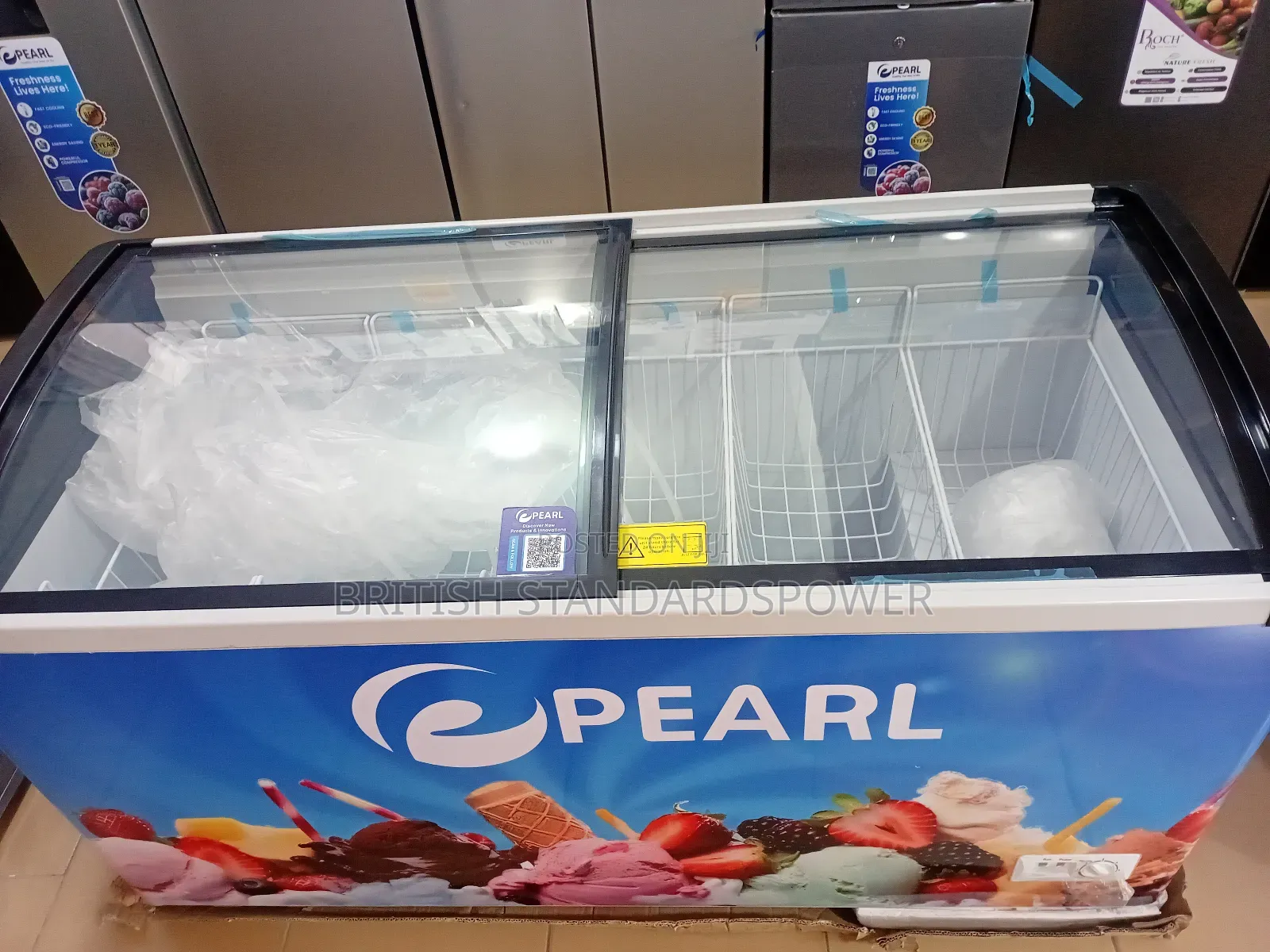 Pearl Ghanachill Freeze 518l Pearl Showcase Freezer