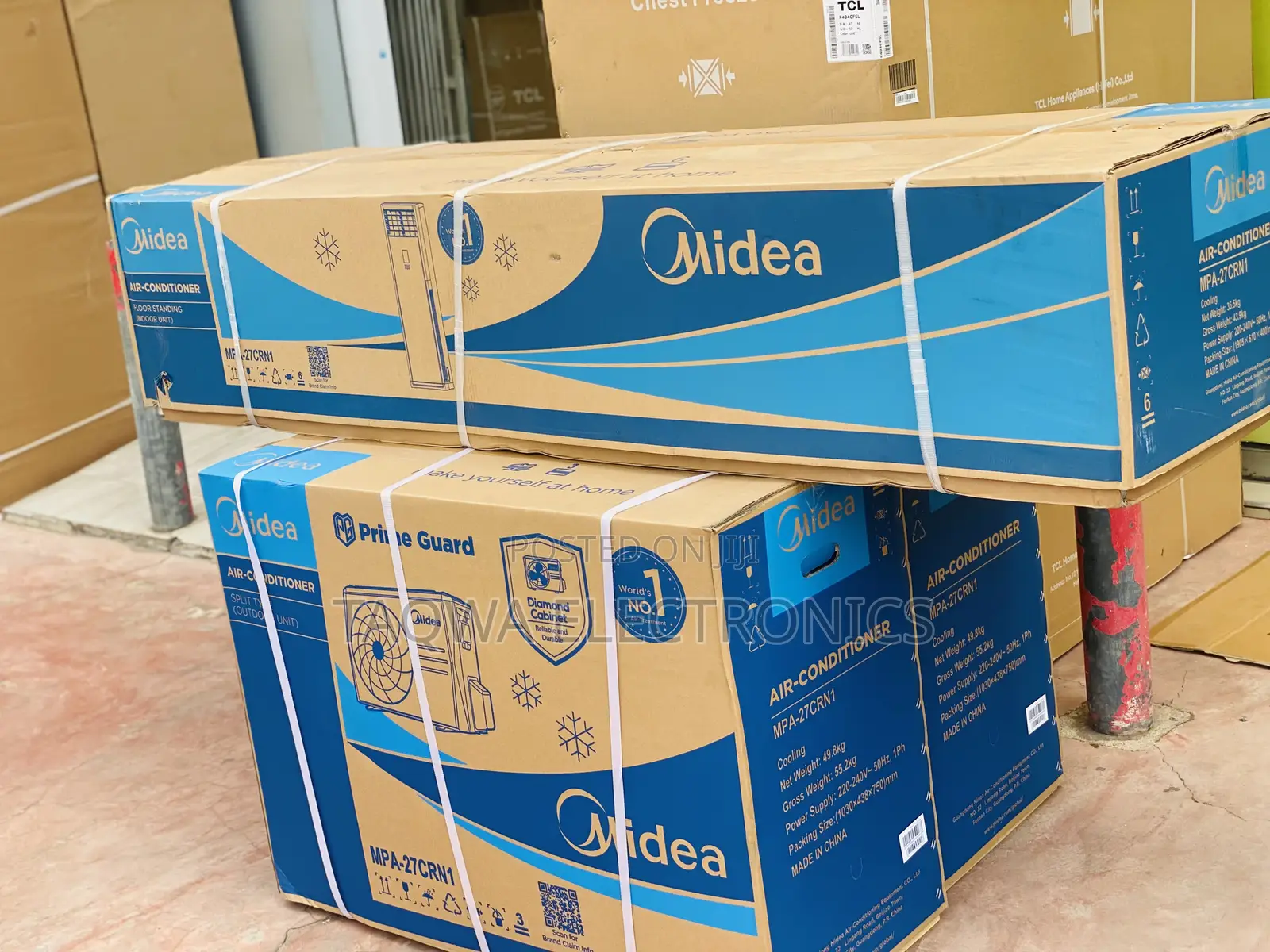 3. Horsepower Midea Standing Air Conditioner