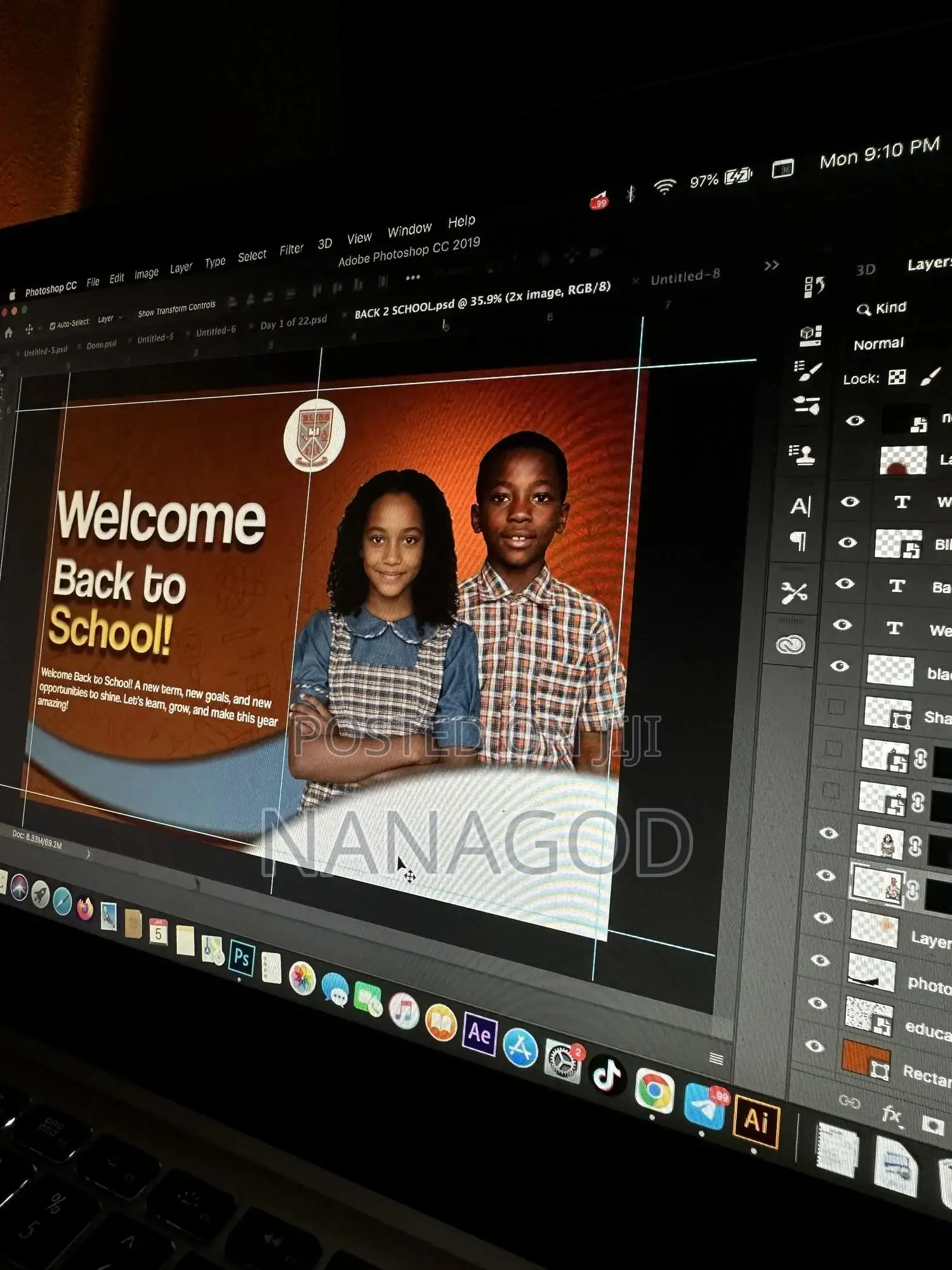 Graphic Designer, Web Developer, Video Editor and Social Media Manager