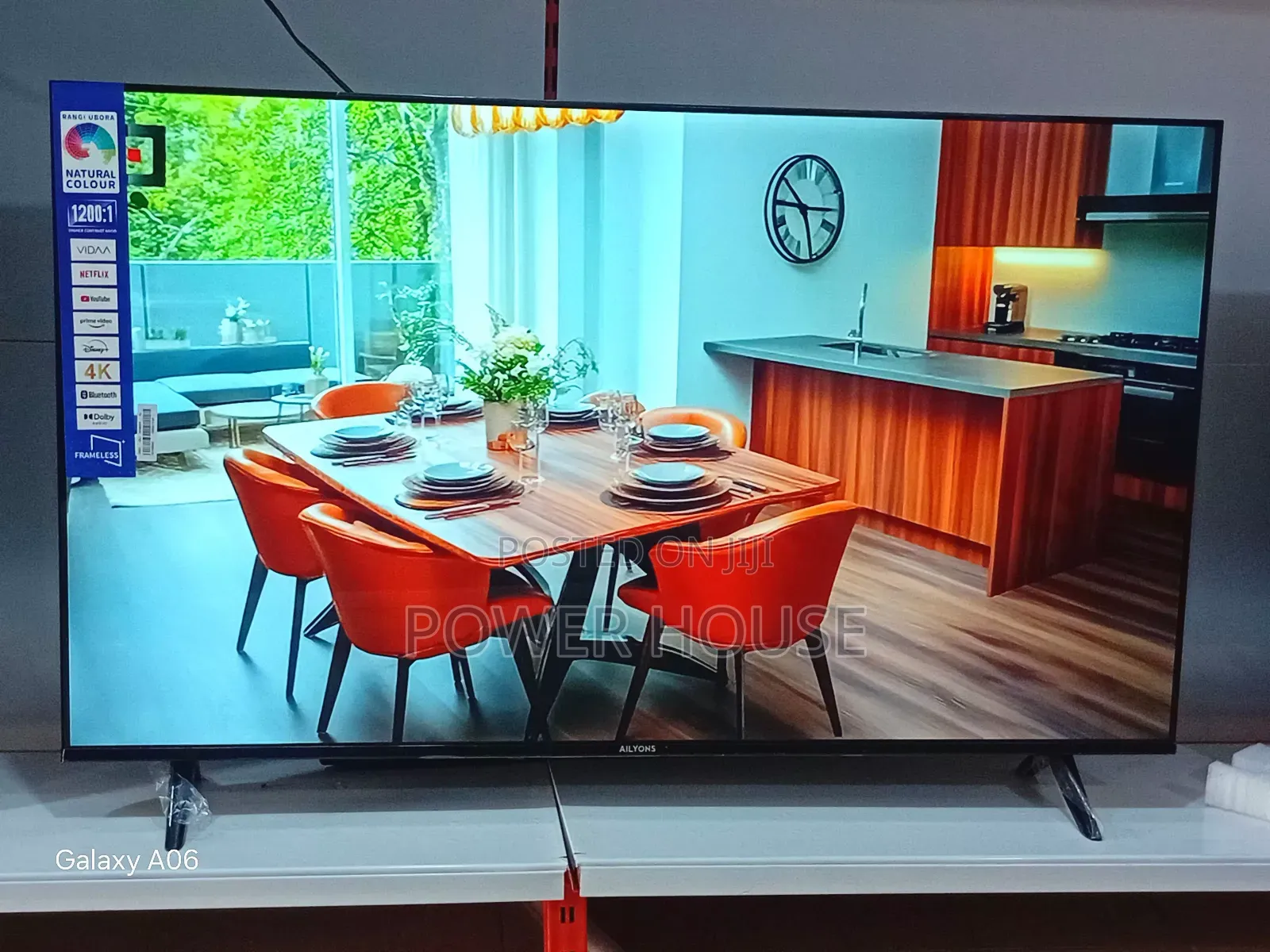 Ailyons 55′′ Smart Tv With Clear Display