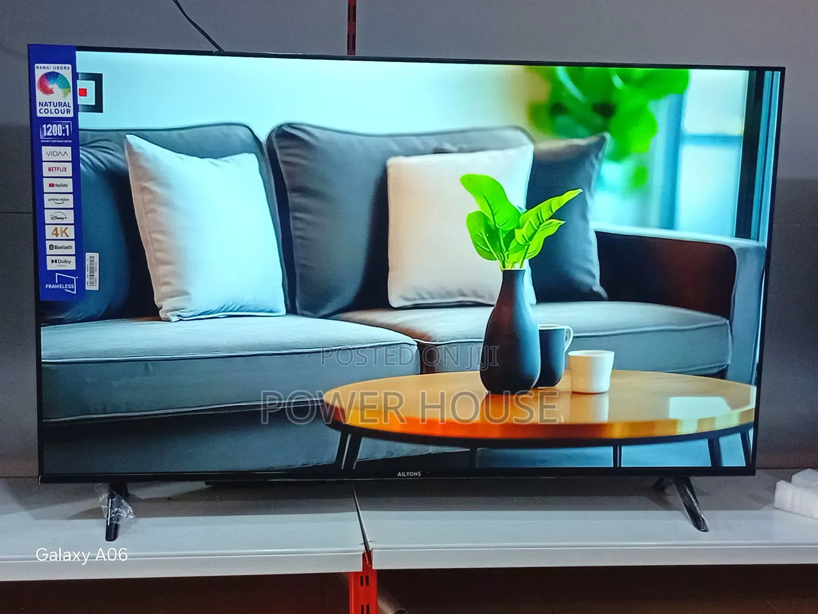 Ailyons 55′′ Smart Tv With Clear Display