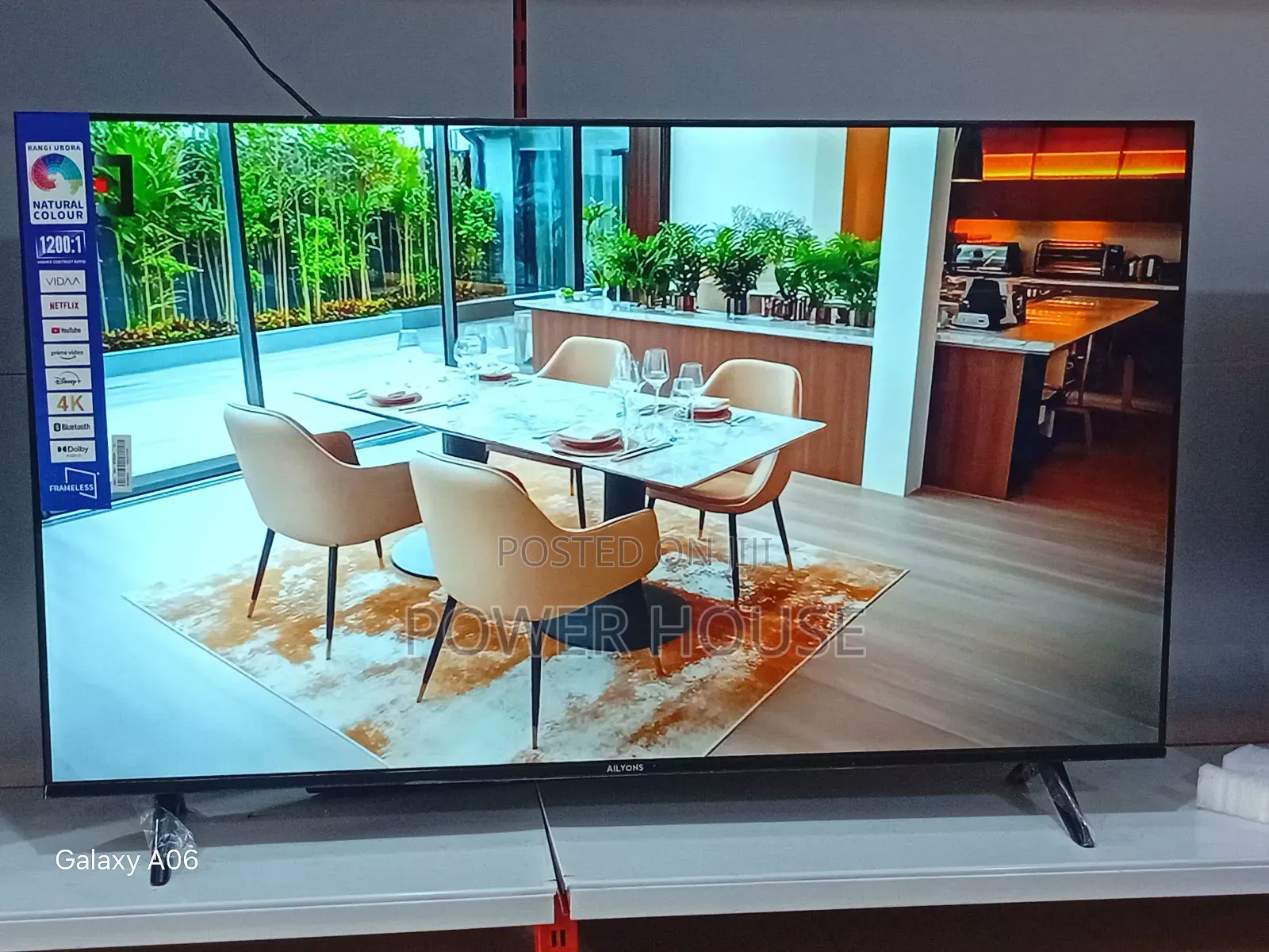 Ailyons 55′′ Smart Tv – Sleek Modern
