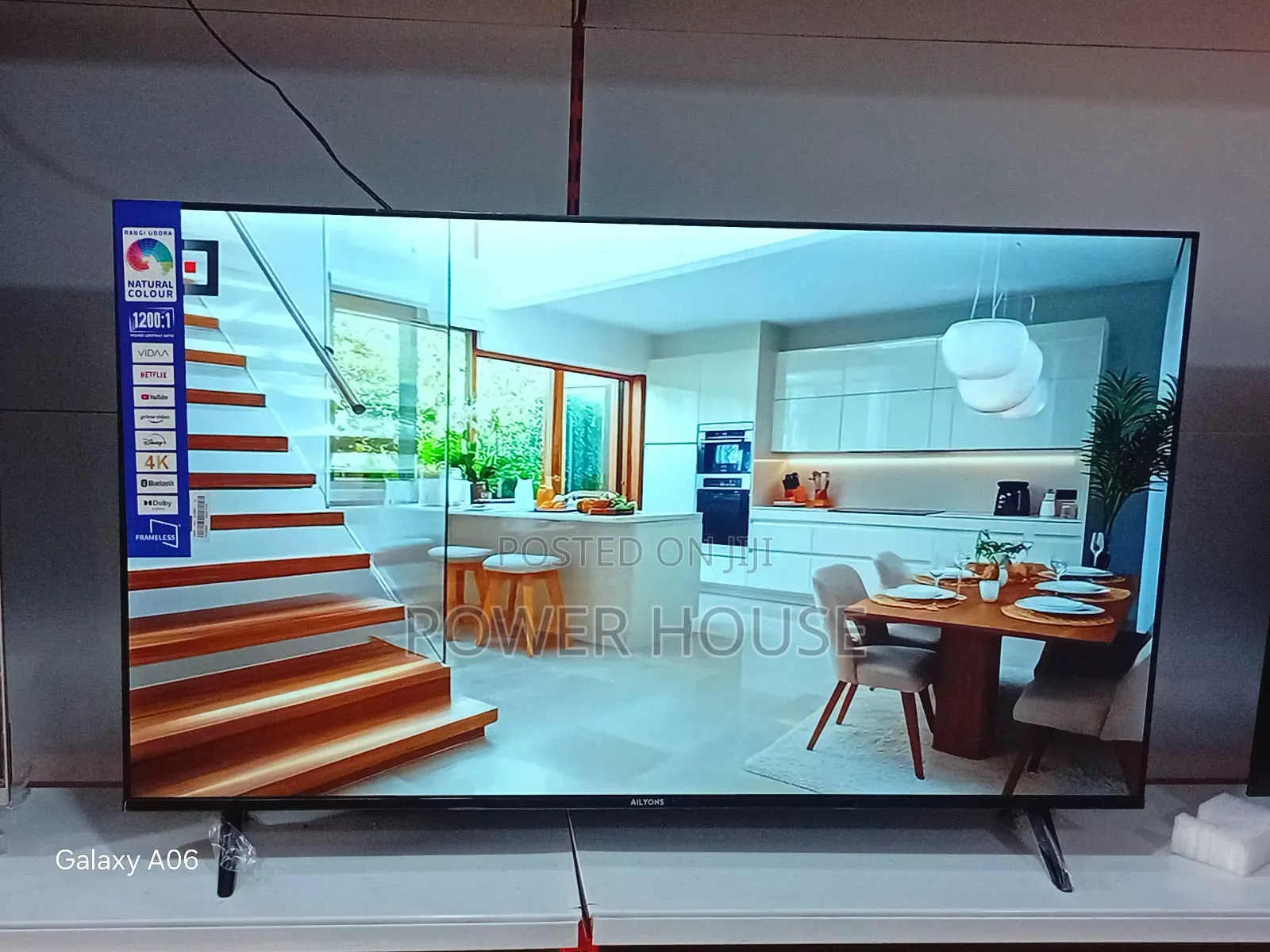 Ailyons 55′′ Smart Tv – Sleek Modern