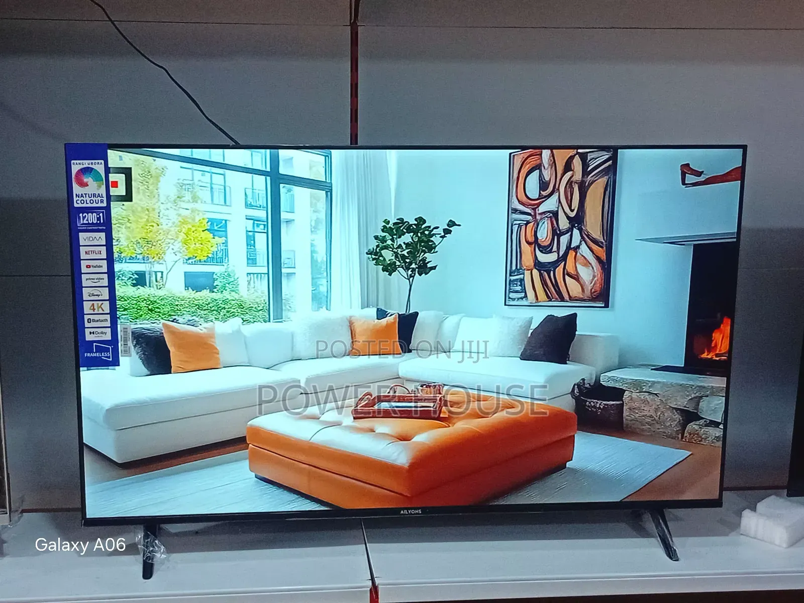 Ailyons 55′′ Smart Tv – Bright Visual Experience