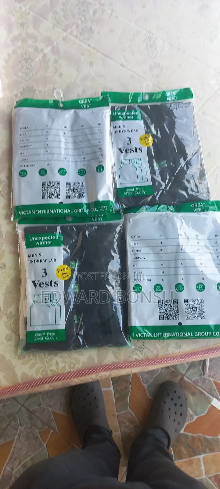 Men's Underwear (Original 3 in 1 Singlet)