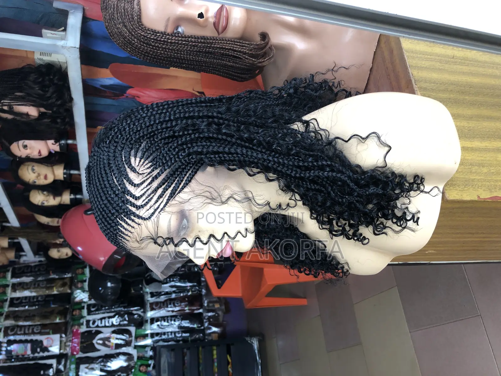 Twisted Cornrows Wig Cap