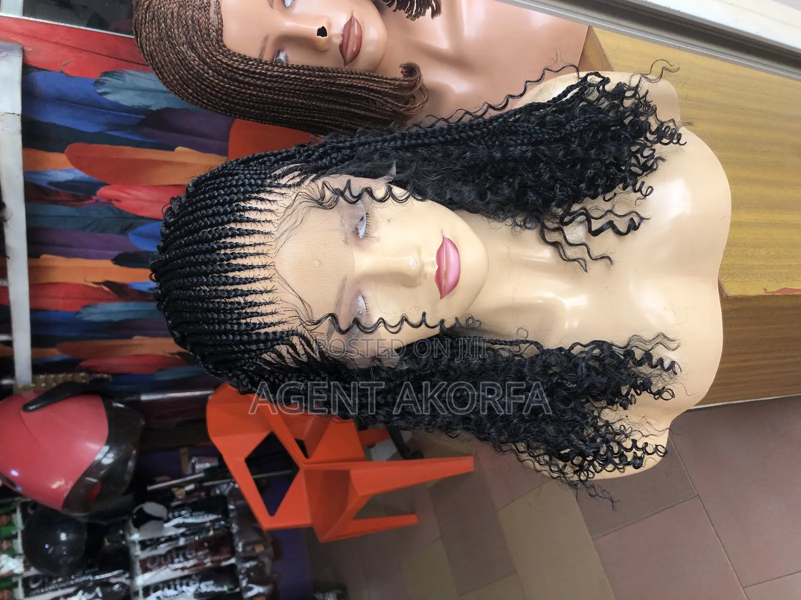 Twisted Cornrows Wig Cap
