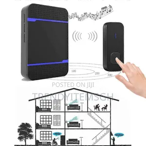 55 Chimes Wireless Doorbell Kit With 2 Transmitter 2 Receivers