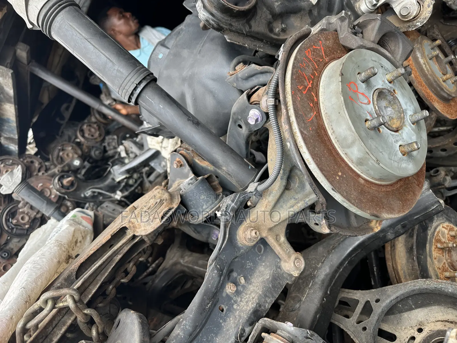 2018/2019 Toyota Camry Back Axle Complete