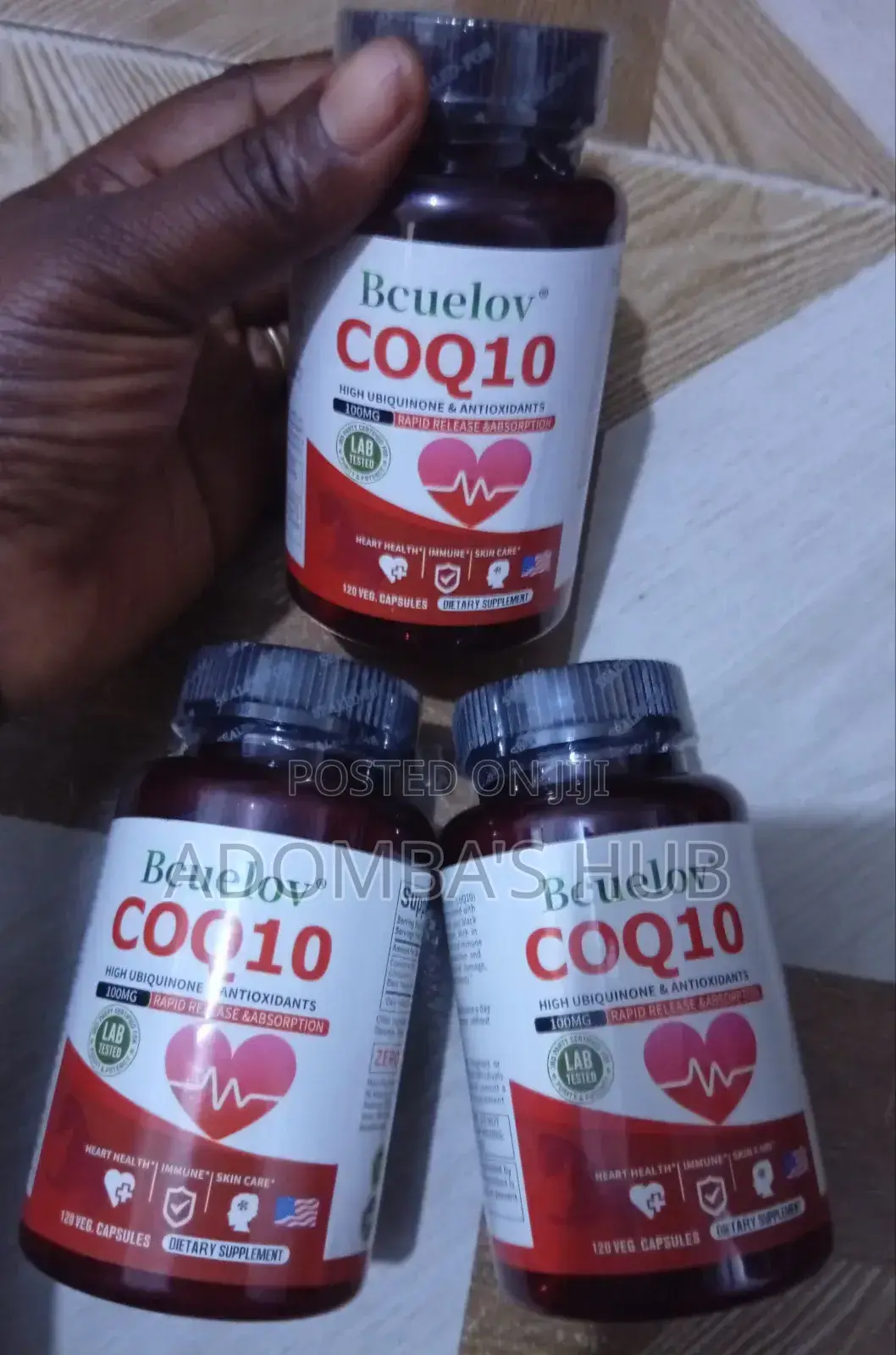 Bcuelov Coq10 100mg – Heart Energy Support Supplement