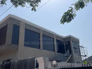 80% Done High Premium Hanging Pergola Installation