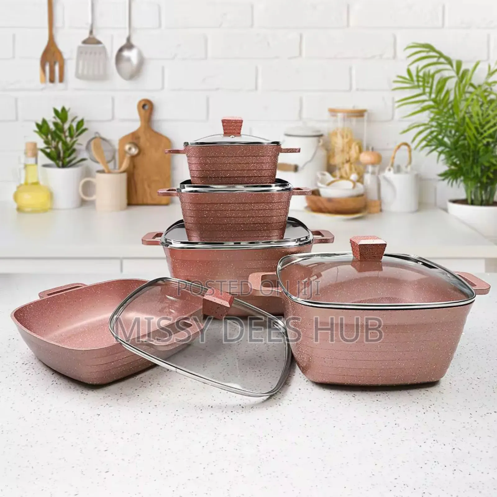 Dessini 19pcs Die-cast Aluminum Cookware