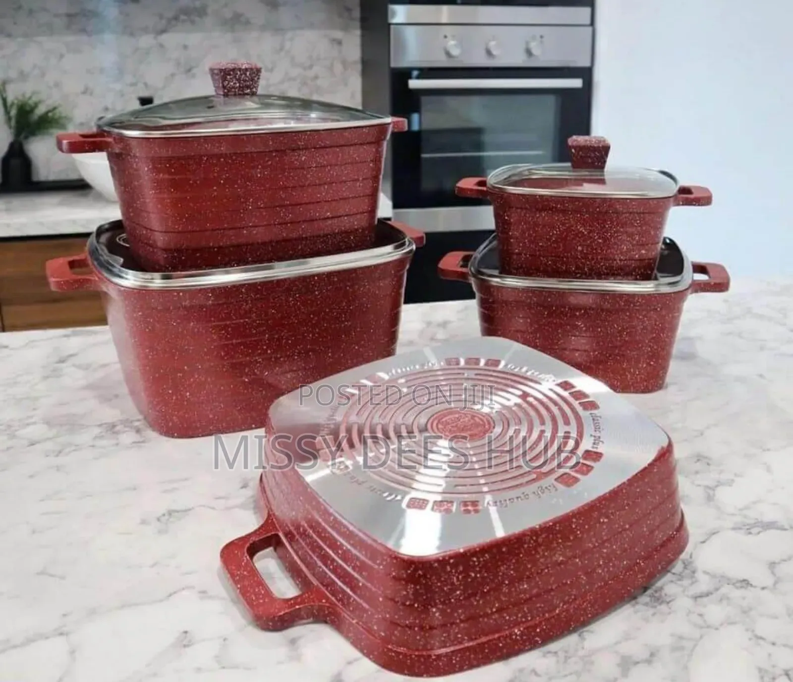 Dessini 19pcs Die-cast Aluminum Cookware