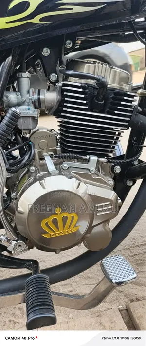 New Royal Motorcycle 2025 Black