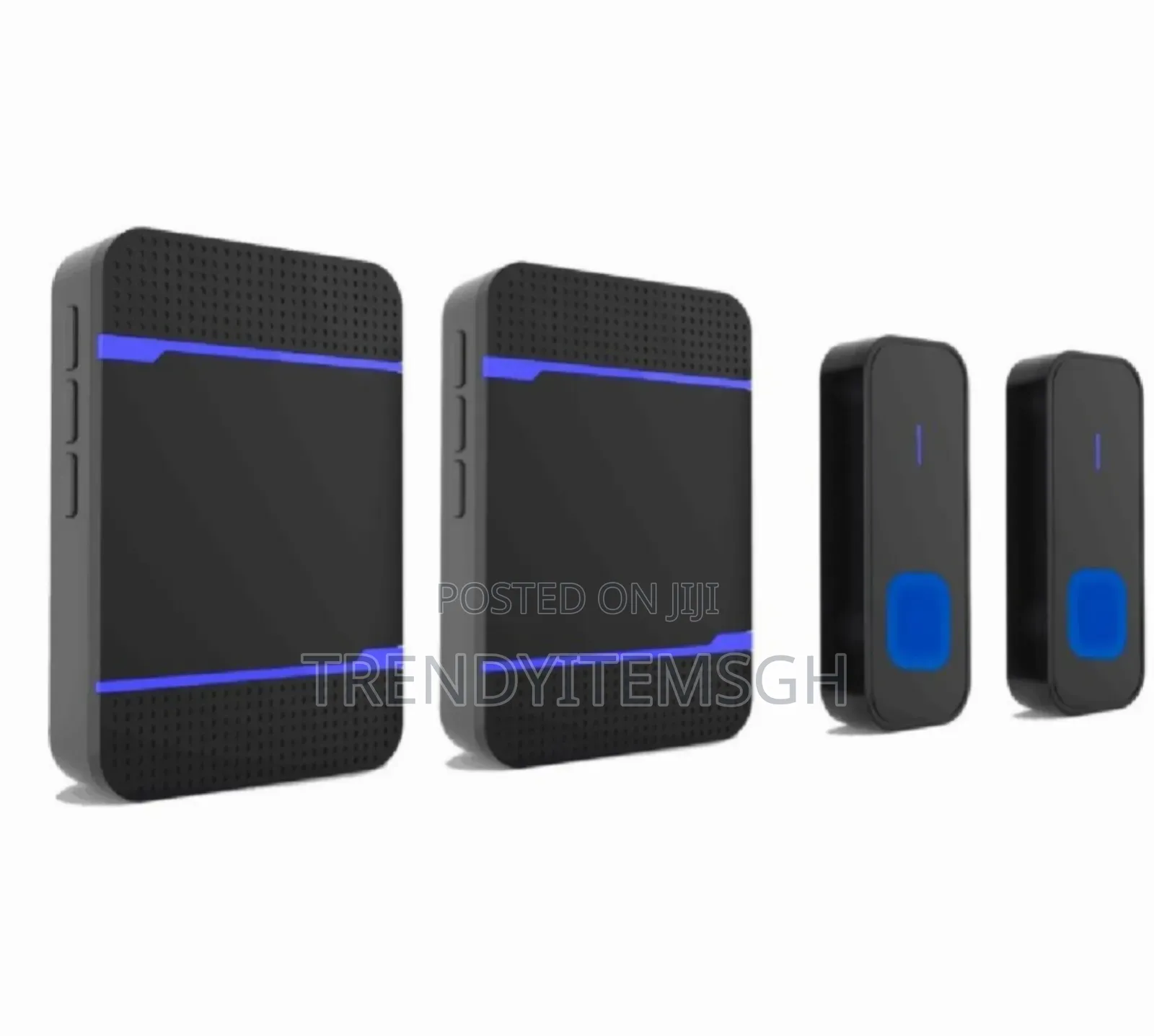 55 Chimes Wireless Doorbell Kit With 2 Transmitter 2 Receivers