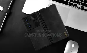 Galaxy Z Fold 7 Qin Pro Leather Cover With Stylus
