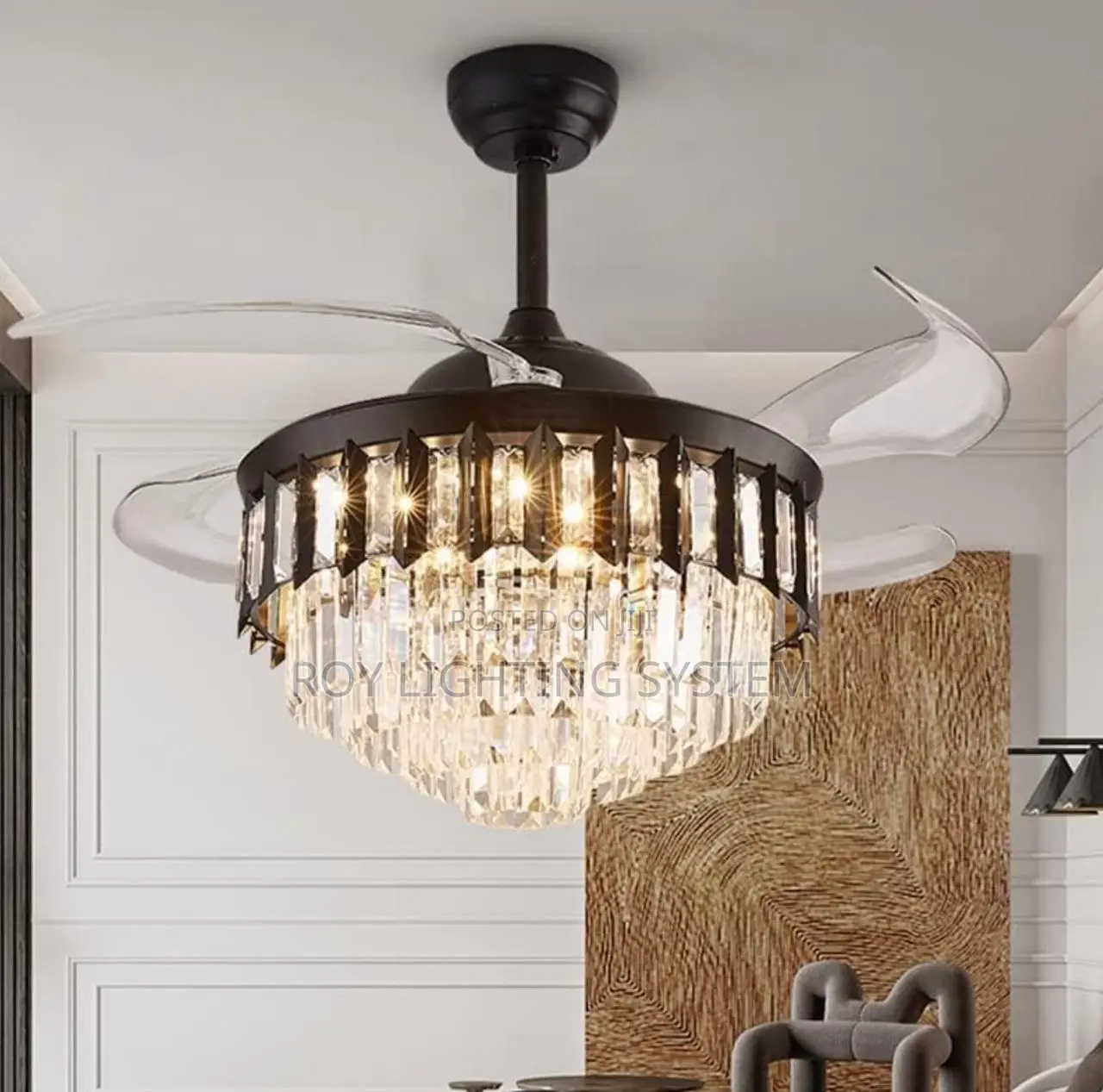 Chandelier Fan With Light.