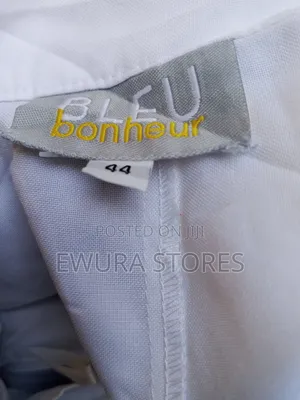 Bright White 3 Quarters Trousers