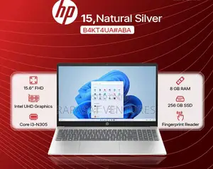 New Laptop HP 15 8GB Intel Core I3 SSD 256GB