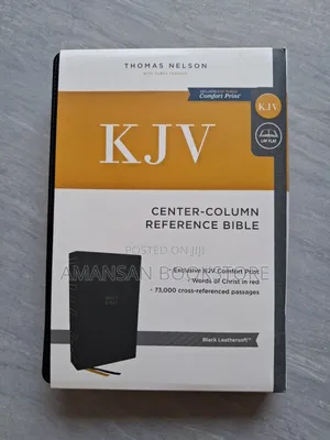 King James Version Giant Print Center-column Reference Bible
