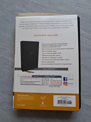 King James Version Giant Print Center-column Reference Bible