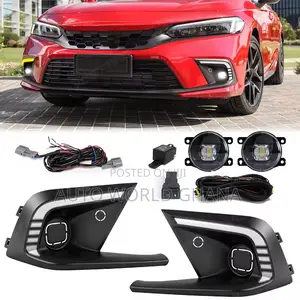 Honda Civic 2022-2024 Premium Led Fog Light Set With Covers