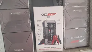 6 In 1 Heavy Duty Car / Truck Jump Starter With Tyre Inflater 26000mah