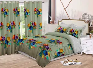 Window and Bed Set With Duvet