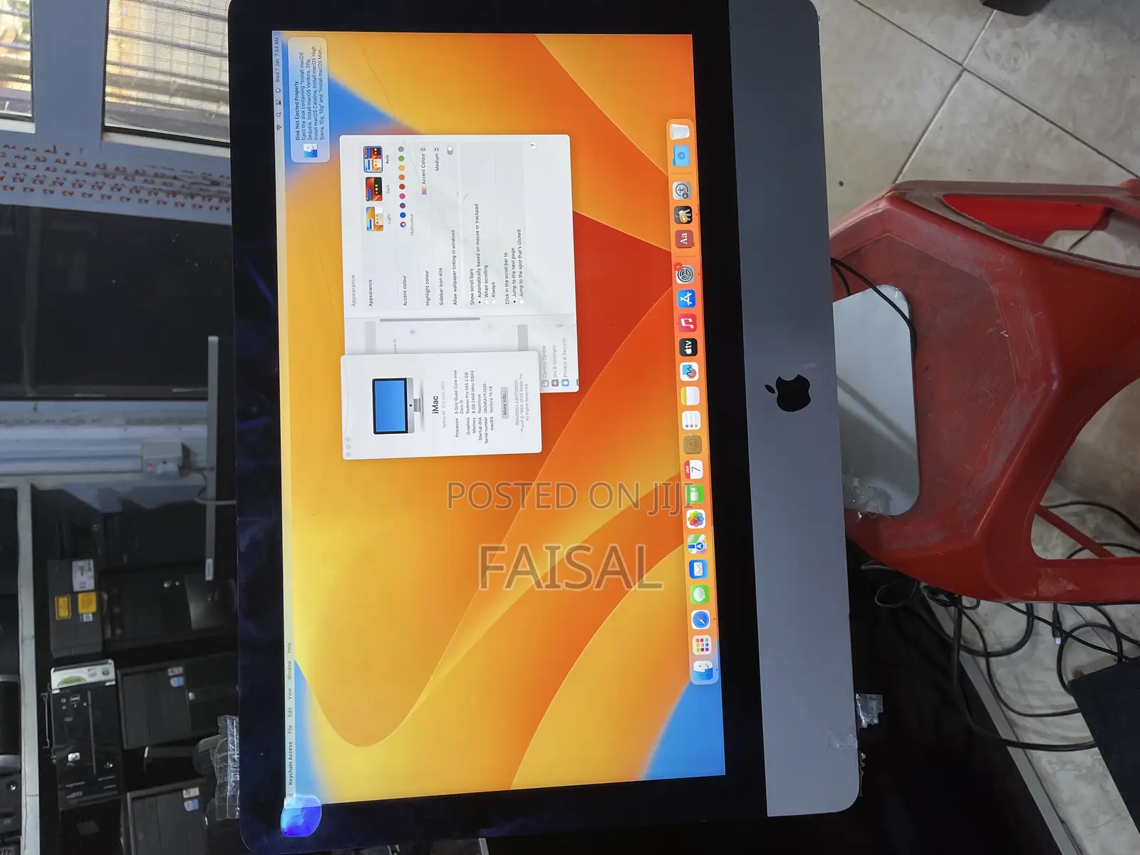 Desktop Computer Apple iMac 8GB Intel Core I5 HDD 1T