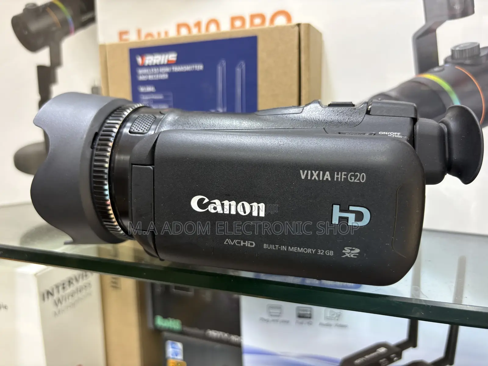Used Canon Vixia Hf G20 Camcorder With 10x Hd Video