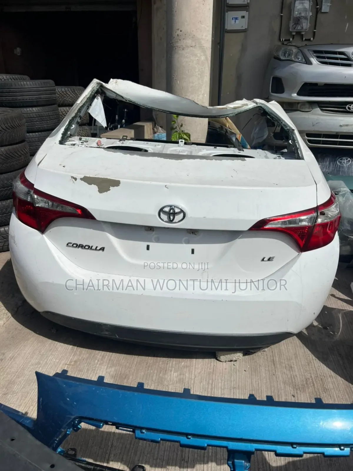 Corolla 2014 to 2019 Back Cut